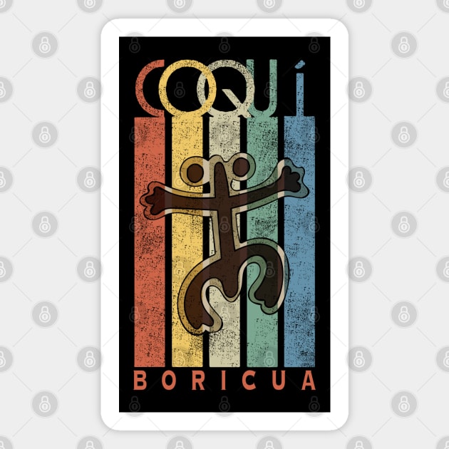 Coqui Boricua Magnet by SoLunAgua
